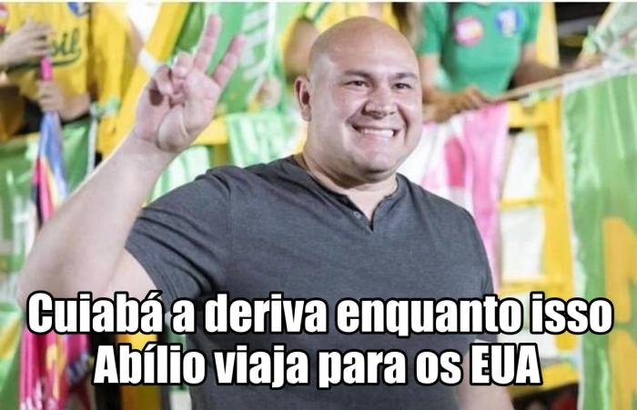 Enquanto Cuiabá afunda em buracos, sujeira e caos na saúde, prefeito Abílio Brunini viaja aos EUA: que benefícios a população vai ter com isso?