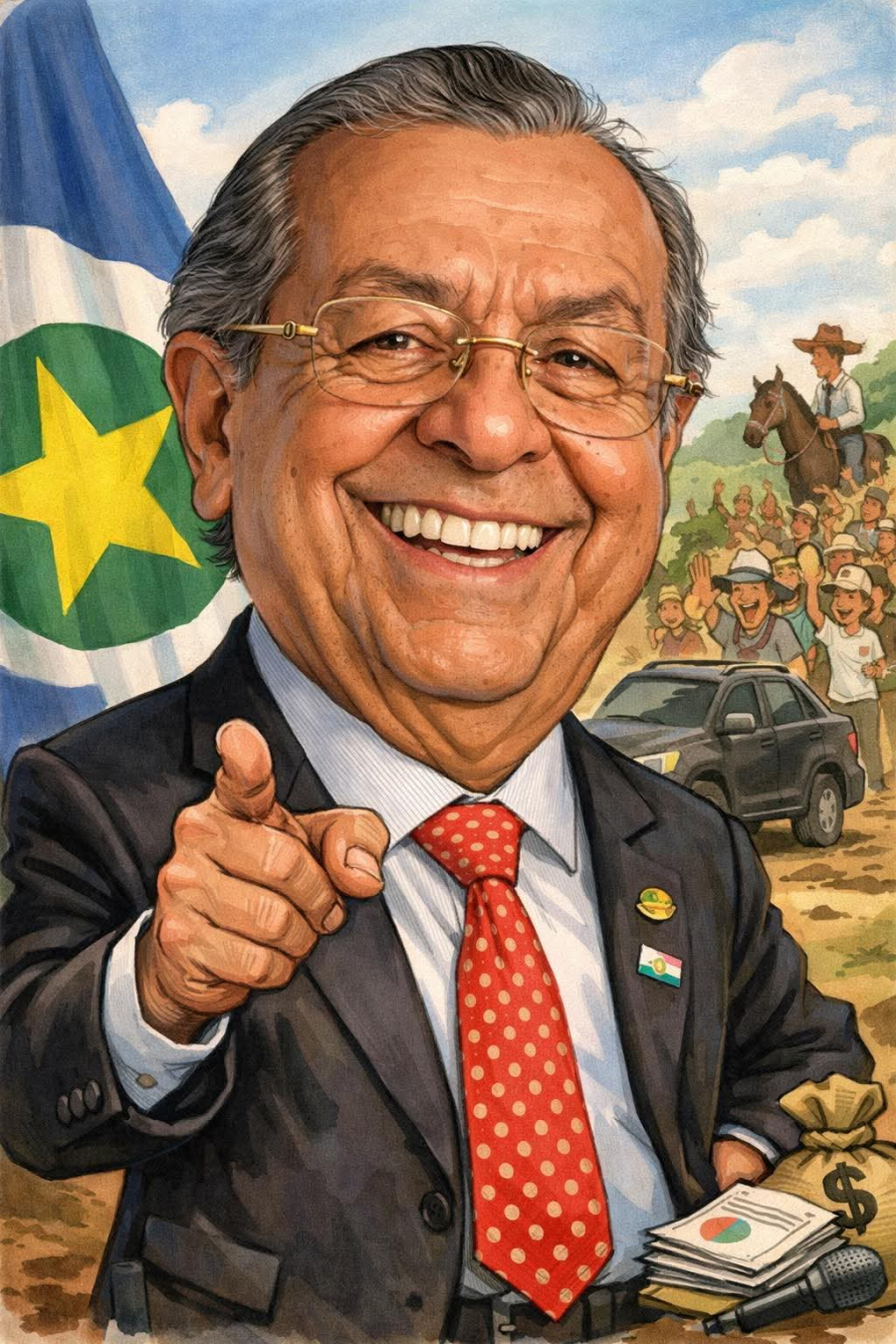 Jayme Campos x Mauro Mendes: Senador diz que só Deus o impede de disputar o Governo em 2026