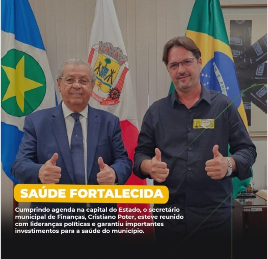 Emenda parlamentar de Jaime Campos traz R$ 500 mil para UBS de Querência